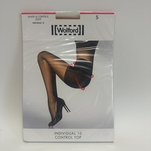 NIP Wolford Individual 10 Control Top Tights Size Small Color Gobi Neiman Marcus - Picture 1 of 4